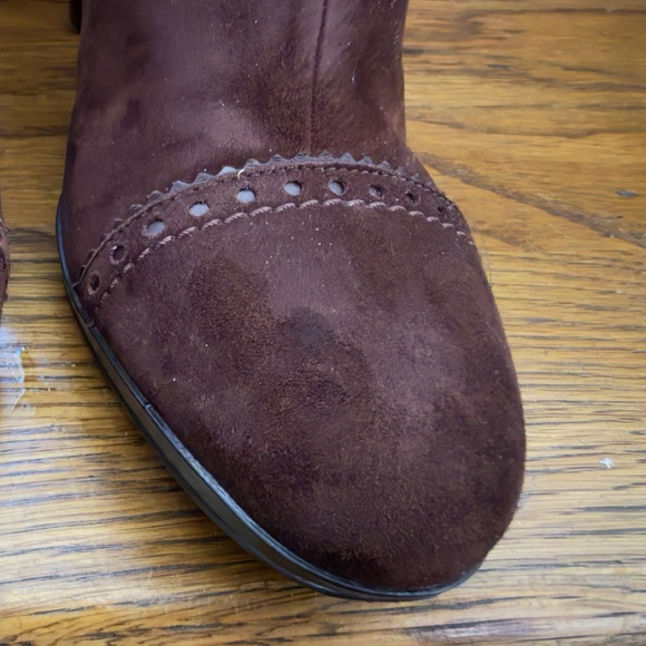 Sergio Rossi Brown Ankle Boots - Picture 8 of 9